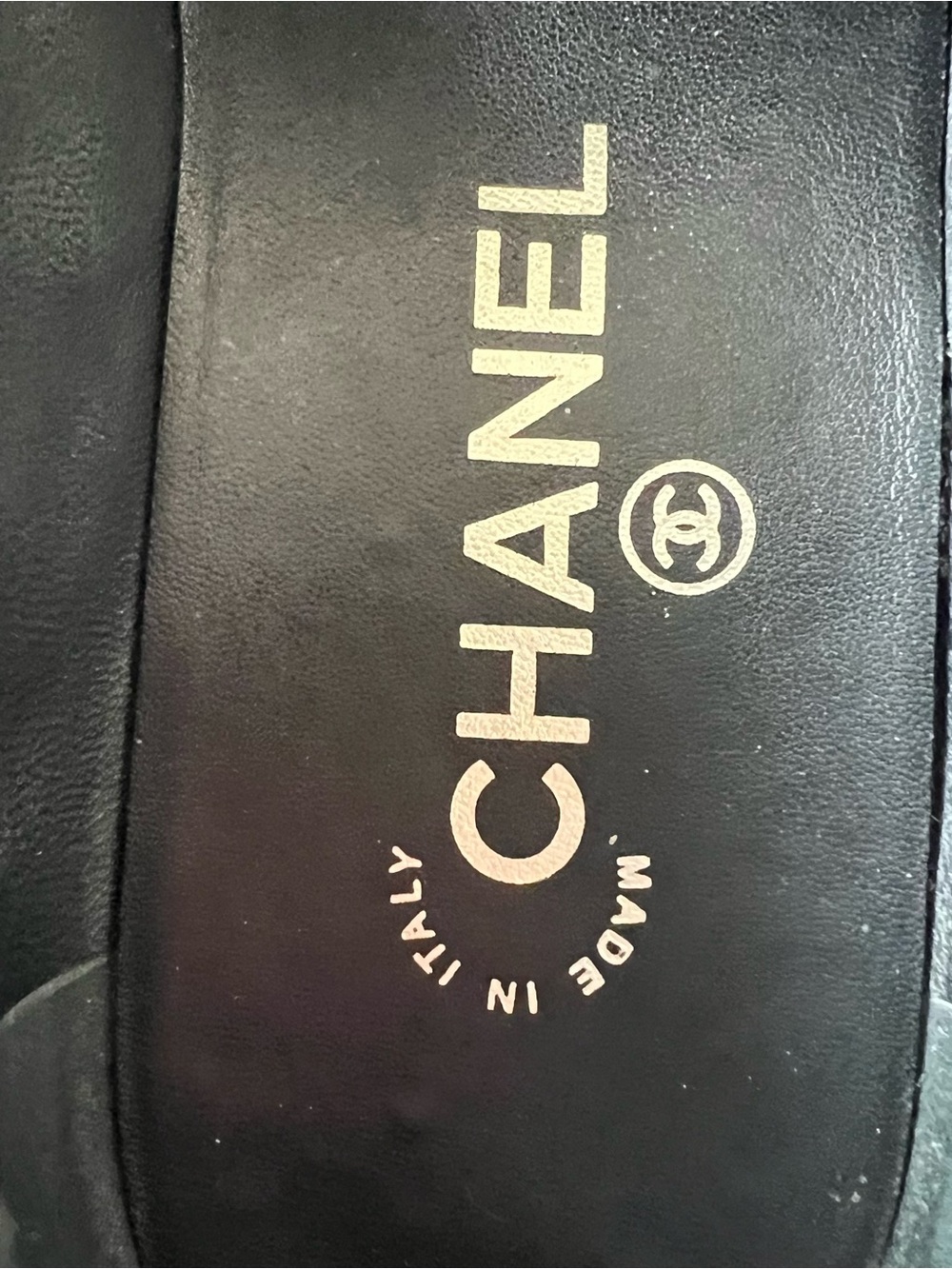 Chanel Black Zigzag & Contrast Diamond Moccasin Loafers - Picture 8 of 11